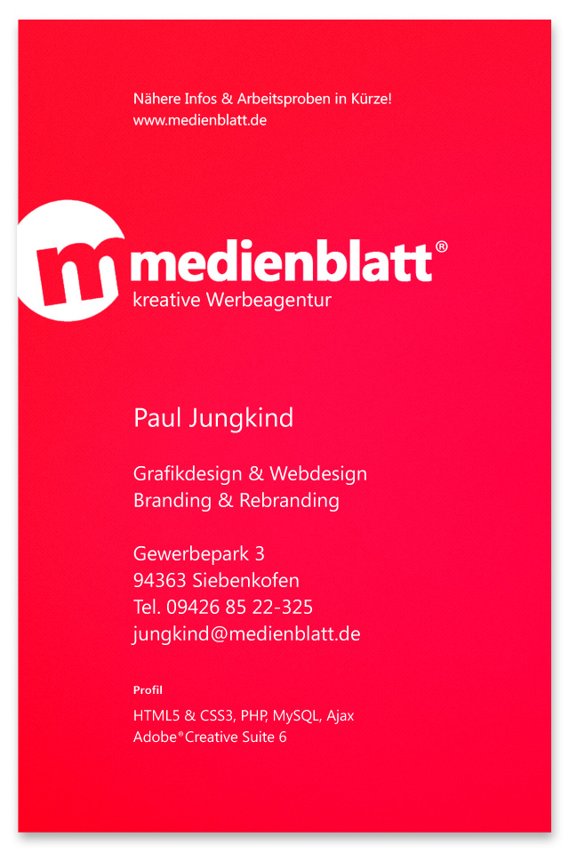 Medienblatt - kreative Werbeagentur